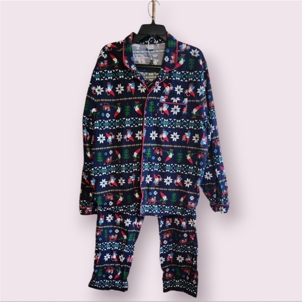 Hanna Andersson Adult Holiday Flannel Pajama Set